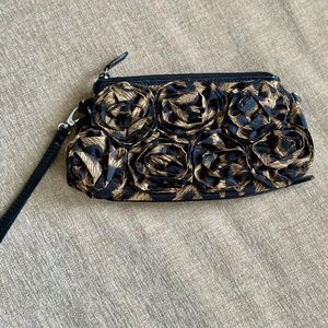Brighton Renaissance Rose Cheetah Print Bag